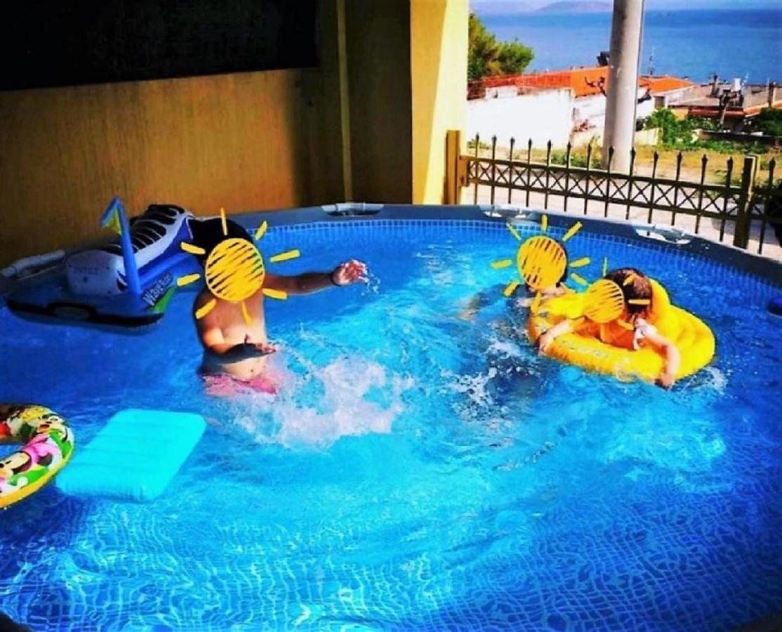 Villa "Eva" - Entire Beachfront Holiday Home - 4S Agia Marina  Dış mekan fotoğraf